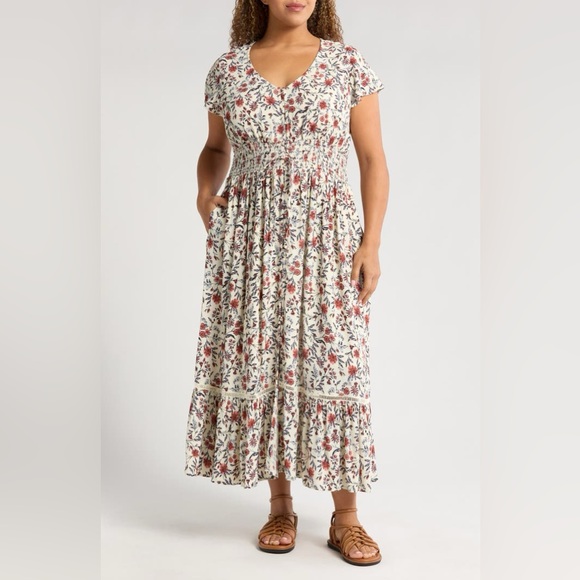 Treasure & Bond Dresses & Skirts - Treasure & Bond Nordstrom‎ Smocked Waist Maxi Dress NWT Size S